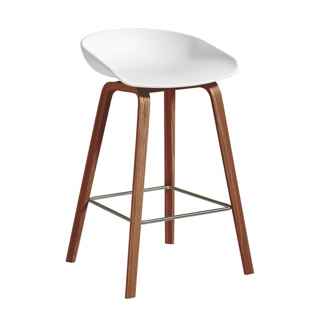 헤이 About a 스툴 AAS 32 Bar 스툴 Low 월넛 Base HAY About a Stool AAS 32 Bar Stool Low Walnut Base 20416