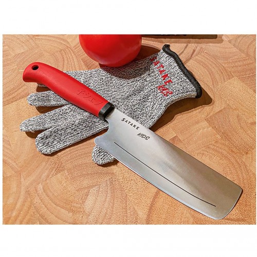 사타케 Kids 칼 With Cut Resistant Glove Satake Kids Knife With Cut Resistant Glove 05993