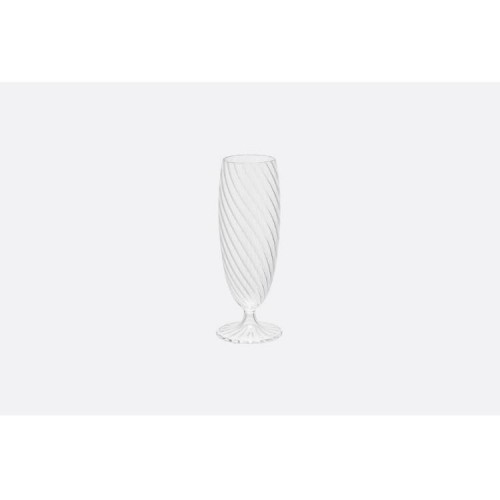 디올 샴페인잔 BAROQUE 트랜스페런트 DIOR CHAMPAGNE GLASS BAROQUE  TRANSPARENT 00187