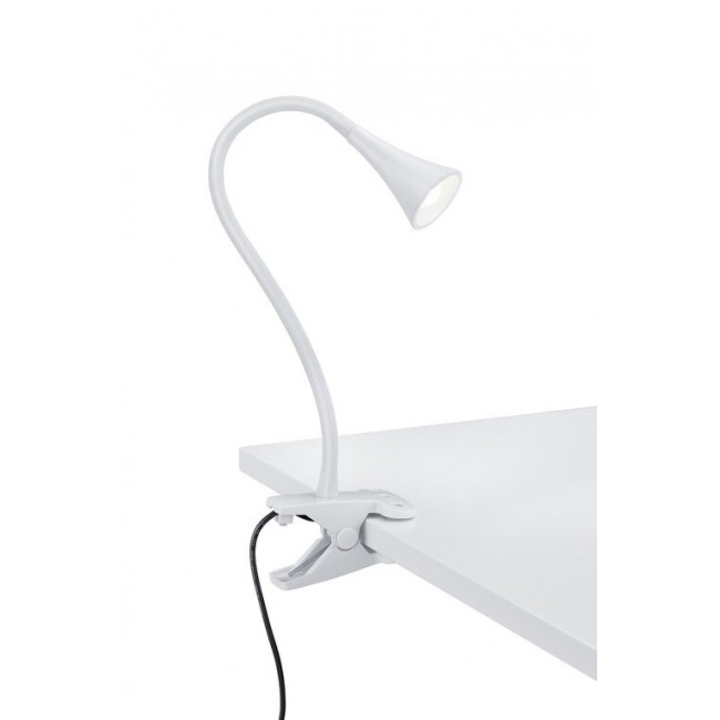 리얼리티 Viper 테이블 클립 조명 화이트 Reality Viper table clamp lamp White 34056