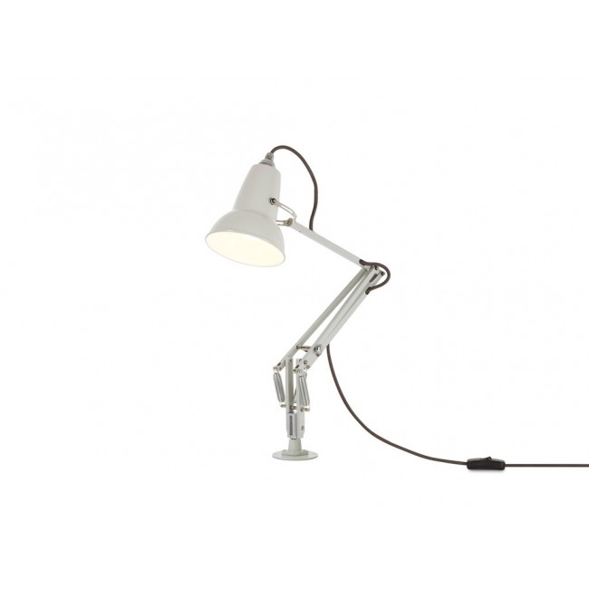 앵글포이즈 오리지널 1227 미니 Lamp with Desk i_n_s_e_r_t 린넨 화이트 Anglepoise Original 1227 Mini Lamp with Desk Insert Linen white 32499