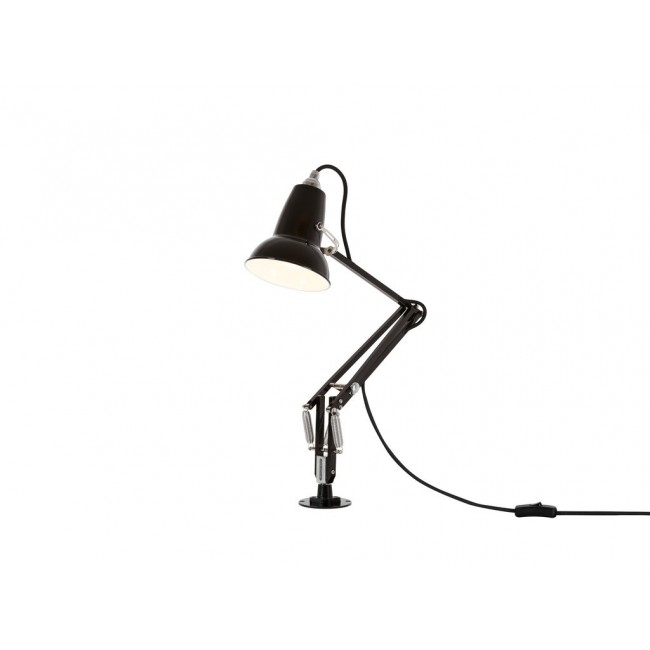 앵글포이즈 오리지널 1227 미니 Lamp with Desk i_n_s_e_r_t Jet 블랙 Anglepoise Original 1227 Mini Lamp with Desk Insert Jet black 32498
