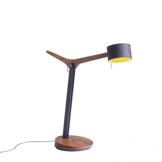 도무스 Frits 데스크 램프 with dimmer Oak / 그래파이트 Domus Frits desk lamp with dimmer Oak / Graphite 32470