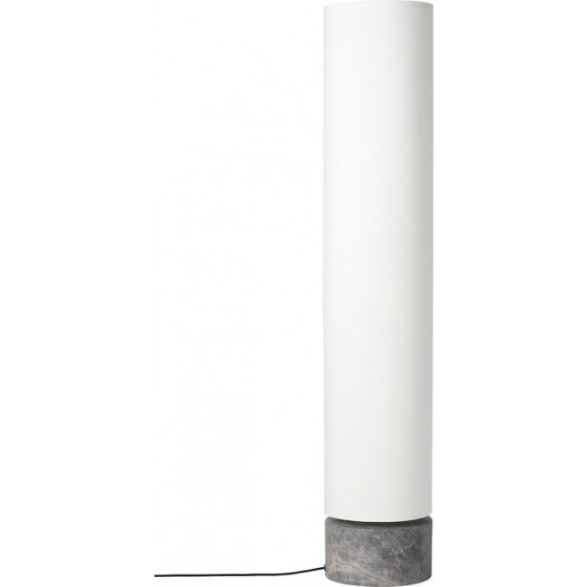 구비 Unbound 스탠드조명 플로어스탠드 H120 화이트 / Grey marble Gubi Unbound Floor Lamp H120 White / Grey marble 31922