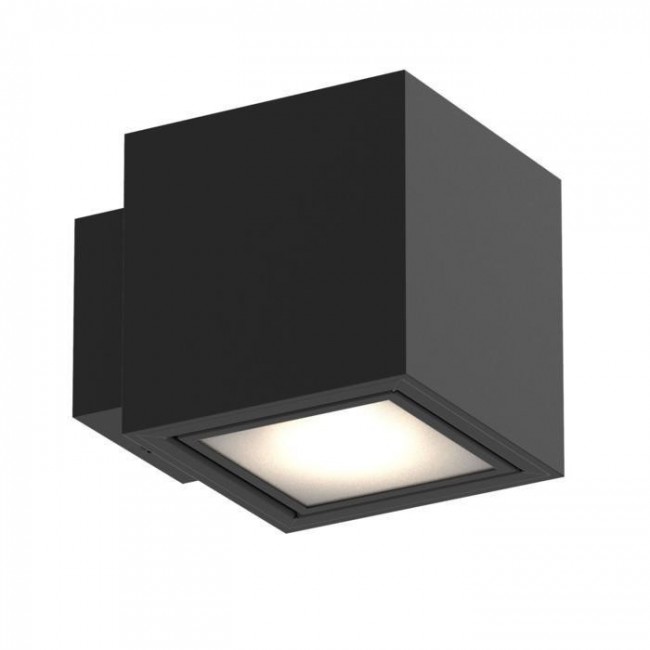 PSM Lighting Betaplus fixed surface mounted 벽등/벽조명 with 글라스 Matted 블랙 00XDC