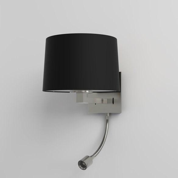 아스트로 Azumi FS LED + shade round 매티드 니켈 / 블랙 Astro Azumi FS LED + shade round Matted nickel / Black 26659