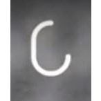 아르떼미데 Alphabet of Light Uppercase C 화이트 Artemide Alphabet of Light Uppercase C White 25053