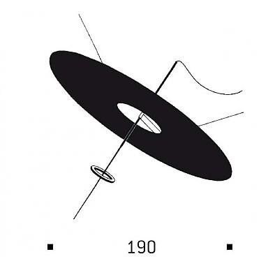 잉고 마우러 Flying Disc S 화이트 / 블랙 Ingo Maurer Flying Disc S White / Black 21078