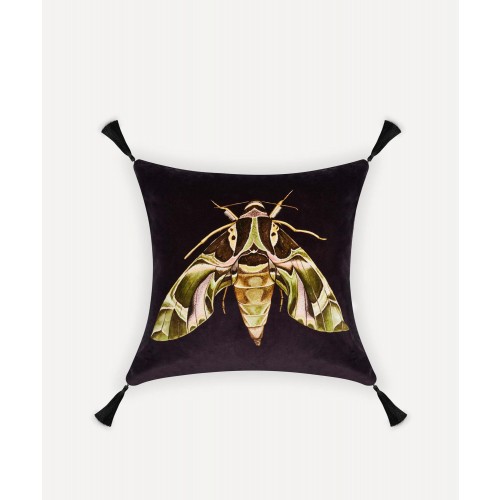 하우스 오브 해크니 Moth 미디움 벨벳 쿠션 House of Hackney Moth Medium Velvet Cushion 00876