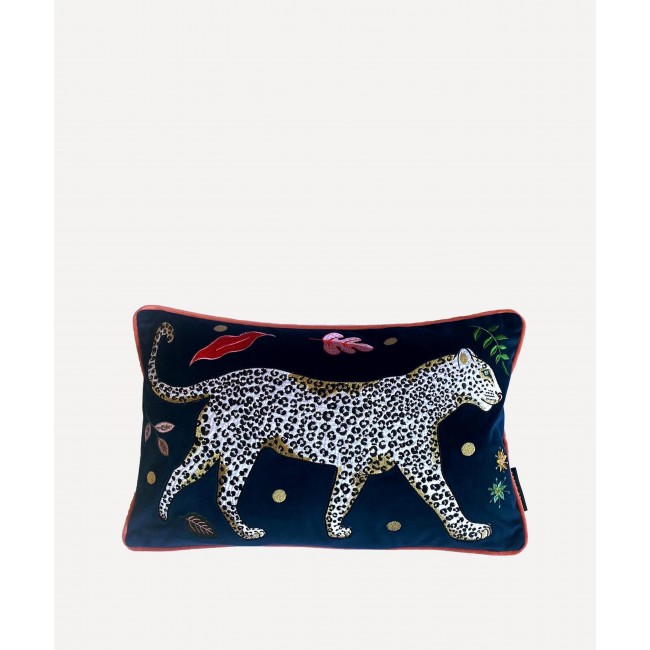 카렌 마본 Snow Leopard 벨벳 Bolster 쿠션 Karen Mabon Snow Leopard Velvet Bolster Cushion 00853
