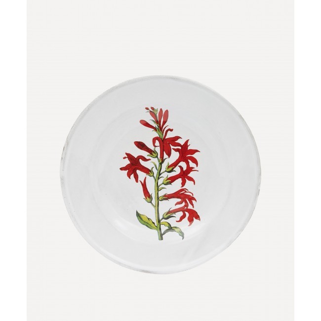 아스티에 드 빌라트 Cardinal 플라워 파스타접시 Astier de Villatte Cardinal Flower Soup Plate 00785