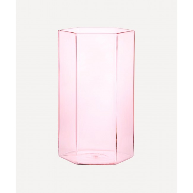 메종 발작 핑크 Coucou 글라스 화병 꽃병 Maison Balzac Pink Coucou Glass Vase 00686