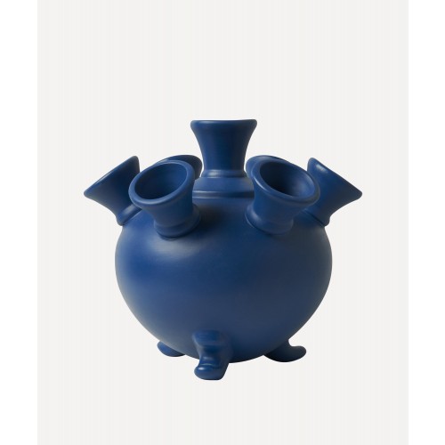헤이넌 델프트 블라우 KLEI 라지 튤립 화병 꽃병 on Legs 블루 Heinen Delfts Blauw KLEI Large Tulip Vase on Legs Blue 00680