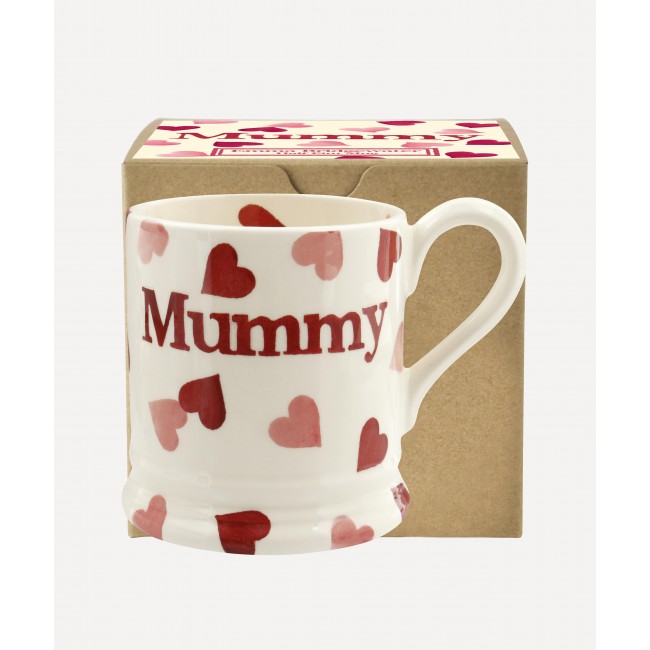 엠마 브릿지워터 Mummy Hearts Half-Pint 머그 Emma Bridgewater Mummy Hearts Half-Pint Mug 00520