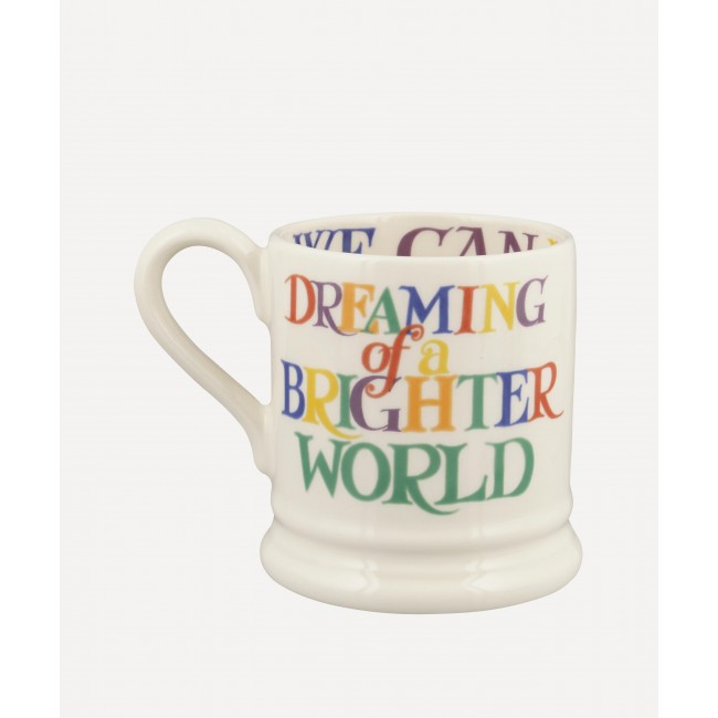 엠마 브릿지워터 레인보우 Toast Kindness & A Fair World Half-Pint 머그 Emma Bridgewater Rainbow Toast Kindness & A Fair World Half-Pint Mug 00441
