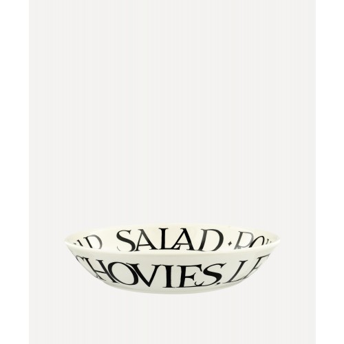 엠마 브릿지워터 블랙 Toast Caesar 샐러드 미디움 파스타볼 Emma Bridgewater Black Toast Caesar Salad Medium Pasta Bowl 00138
