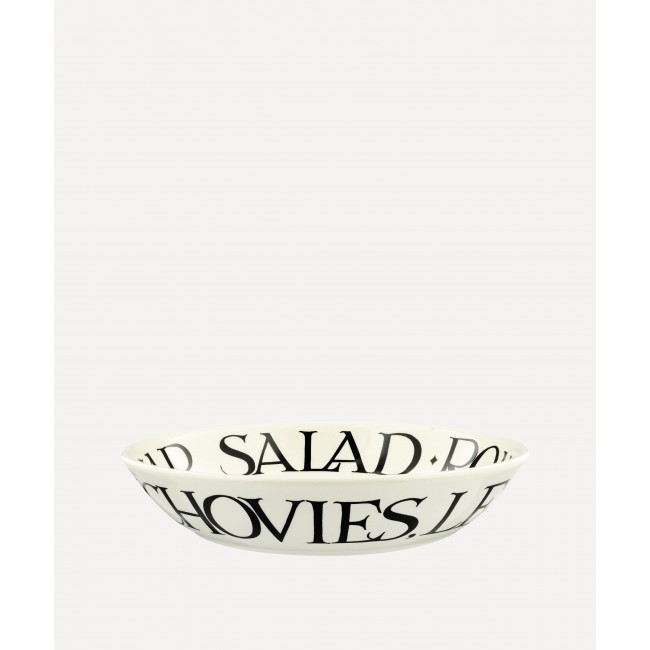 엠마 브릿지워터 블랙 Toast Caesar 샐러드 미디움 파스타볼 Emma Bridgewater Black Toast Caesar Salad Medium Pasta Bowl 00138