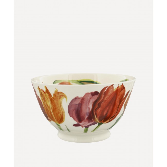 엠마 브릿지워터 튤립S 미디움 Old 볼 Emma Bridgewater Tulips Medium Old Bowl 00010