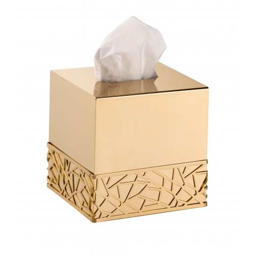 발라리 Hiroito 골드 Tissue Box VILLARI Hiroito Gold Tissue Box 05960