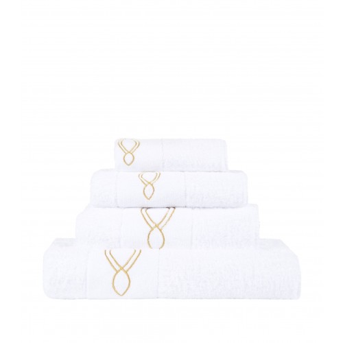 아비스 하비데코 Dcor 골드 Trim Hand Towel 55cm x 100cm Abyss & Habidecor Décor Gold Trim Hand Towel 55cm x 100cm 05454