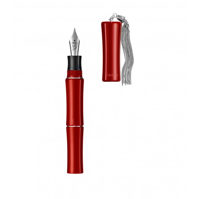 티발디 Lipstick Red 뱀부 만년필 TIBALDI Lipstick Red Bamboo Fountain Pen 03234