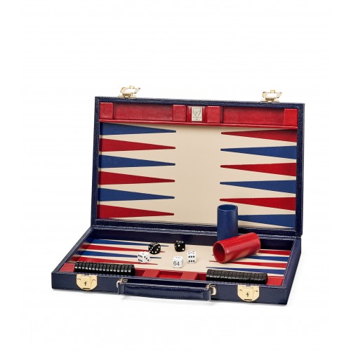 아스피날 오브 런던 레더 Backgammon Set (38cm) Aspinal Of London Leather Backgammon Set (38cm) 03222