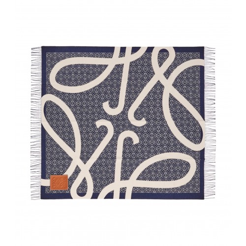 로에베 울 Anagram 담요 블랭킷 (120cm x 140cm) LOEWE Wool Anagram Blanket (120cm x 140cm) 03120