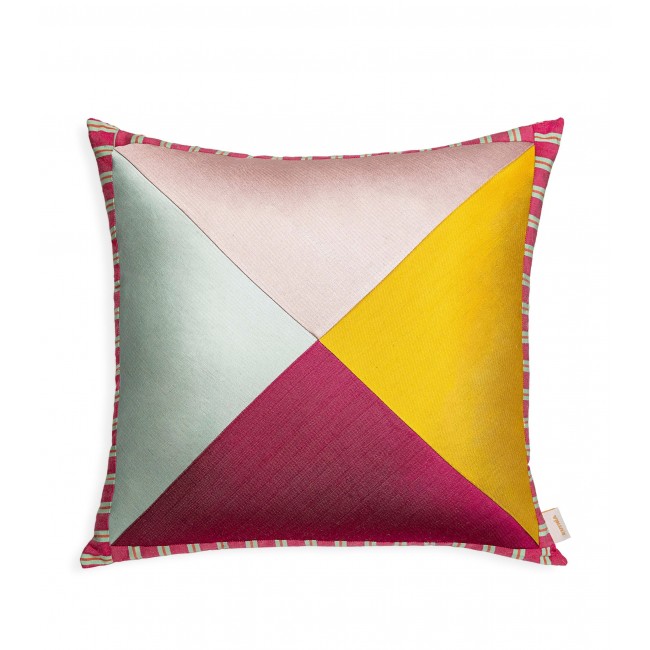 쿠트니아 핑크 Patchwork 쿠션 (50cm x 50cm) KUTNIA Pink Patchwork Cushion (50cm x 50cm) 02696