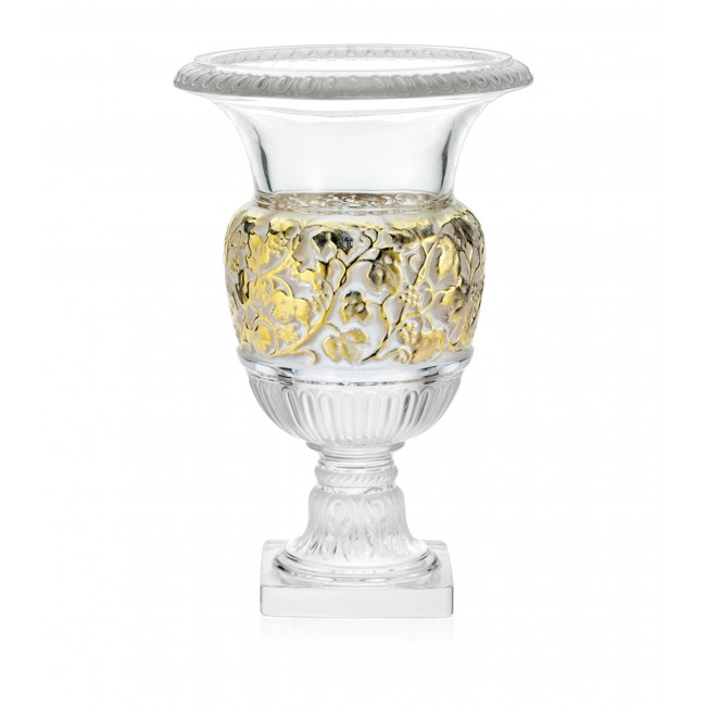 라리끄 Versailles 골드-STAMPED 화병 꽃병 (34.5cm) Lalique Versailles Gold-Stamped Vase (34.5cm) 02638