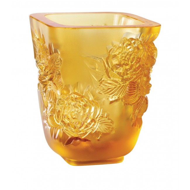 라리끄 Peonies 화병 꽃병 (14cm) Lalique Peonies Vase (14cm) 02626