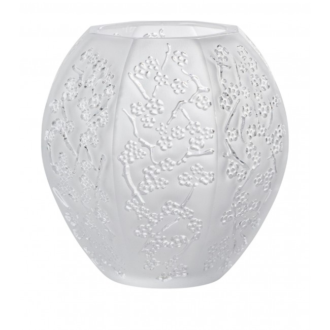 라리끄 Small 크리스탈 Sakura 화병 꽃병 (10.5cm) Lalique Small Crystal Sakura Vase (10.5cm) 02488