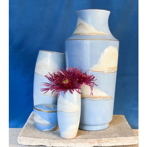 조나단 한센 x Marie Dage Ciels Bleus 화병 꽃병 (44.5cm) Jonathan Hansen x Marie Daâge Ciels Bleus Vase (44.5cm) 02468
