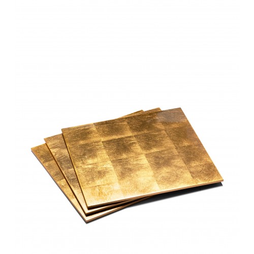 포쉬 트레이딩 컴퍼니 골드 Leaf 테이블매트 Posh Trading Company Gold Leaf Placemat 02362