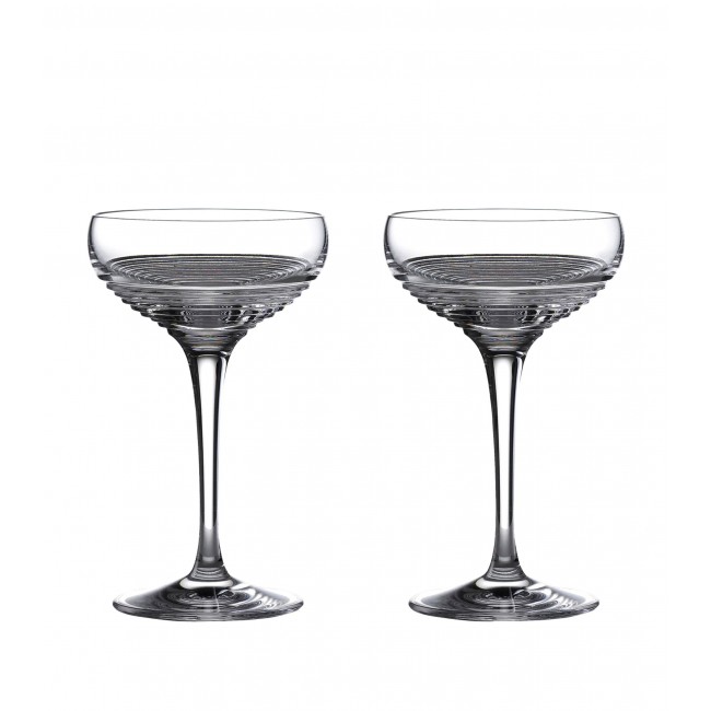 워터포드 Set of 2 Mixology Circon 쿠페 글라스ES (150ml) Waterford Set of 2 Mixology Circon Coupe Glasses (150ml) 01956