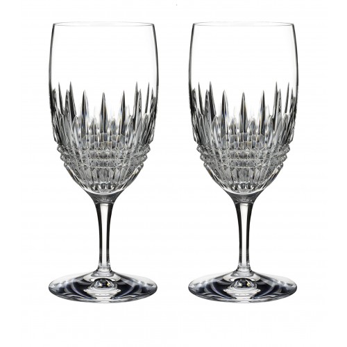 워터포드 Set Of 2 Lismore 다이아몬드 Essence HIGH볼 글래스ES (540Ml) Waterford Set Of 2 Lismore Diamond Essence Highball Glasses (540Ml) 01935