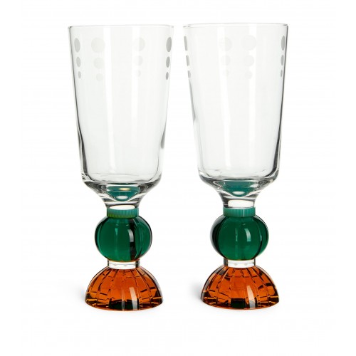 리플렉션 코펜하겐 Set of 2 Tall Windsor 글라스ES Reflections Copenhagen Set of 2 Tall Windsor Glasses 01929