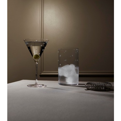 리차드 브렌든 Set of 2 Star Cut Martini 글라스ES (200ml) Richard Brendon Set of 2 Star Cut Martini Glasses (200ml) 01788