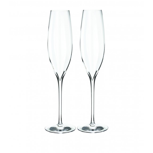 워터포드 Set of 2 ELECE Optic 샴페인 플루트 (300ml) Waterford Set of 2 Elegance Optic Champagne Flutes (300ml) 01729