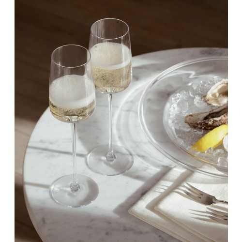 엘에스에이 인터네셔널 Set of 4 메트로폴리탄 샴페인 플루트 (230ml) LSA International Set of 4 Metropolitan Champagne Flutes (230ml) 01677