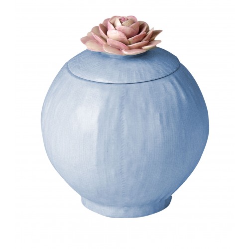발라리 포셀린 로즈 Topped Sugar 볼 VILLARI Porcelain Rose Topped Sugar Bowl 01561