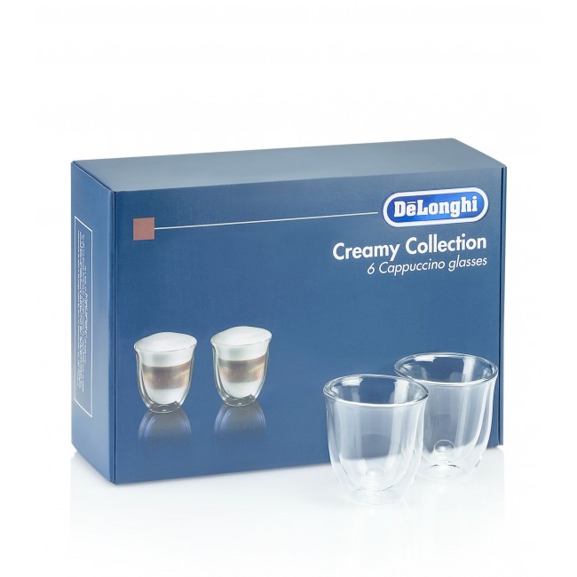 De Longhi 카푸치노 글라스ES (Set of 6) De Longhi Cappuccino Glasses (Set of 6) 01491