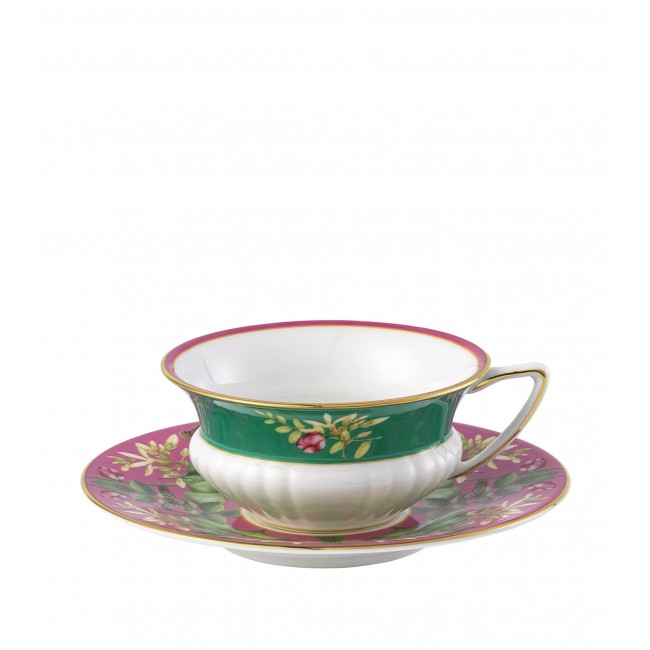 웨지우드 Wonderlust 핑크 Lotus TEA컵앤소서 Wedgwood Wonderlust Pink Lotus Teacup and Saucer 01243