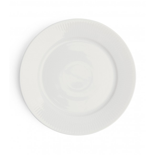 로얄 코펜하겐 화이트 Fluted 접시 (22cm) Royal Copenhagen White Fluted Plate (22cm) 00979