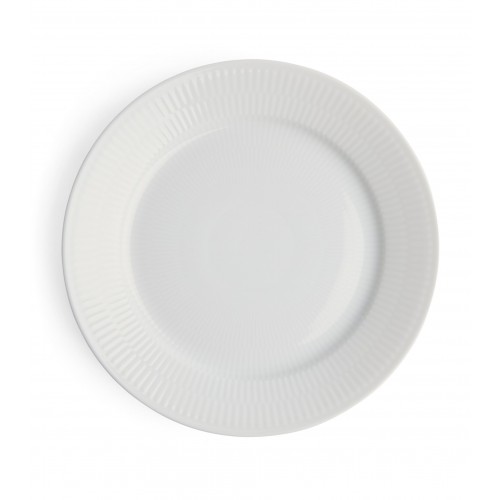 로얄 코펜하겐 화이트 Fluted 접시 (27cm) Royal Copenhagen White Fluted Plate (27cm) 00978