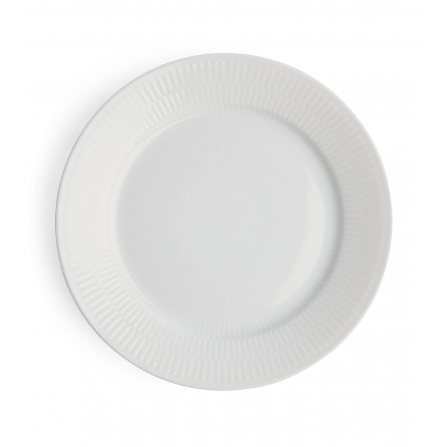 로얄 코펜하겐 화이트 Fluted 접시 (27cm) Royal Copenhagen White Fluted Plate (27cm) 00978