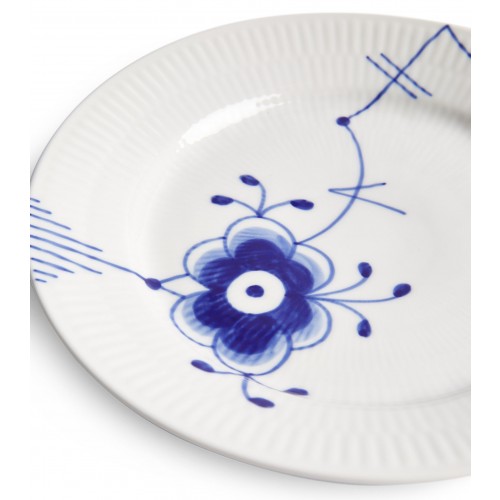 로얄 코펜하겐 블루 Fluted 메가 접시 (19cm) Royal Copenhagen Blue Fluted Mega Plate (19cm) 00976