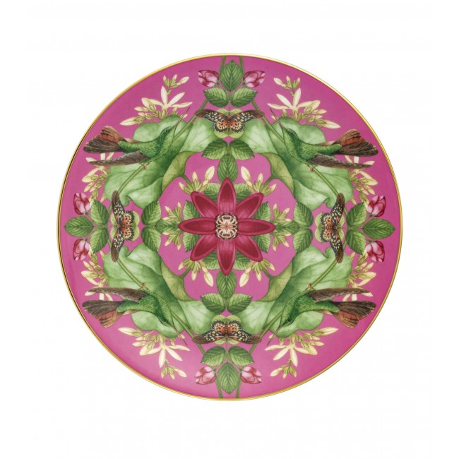 웨지우드 Wonderlust 핑크 Lotus 접시 (20cm) Wedgwood Wonderlust Pink Lotus Plate (20cm) 00900