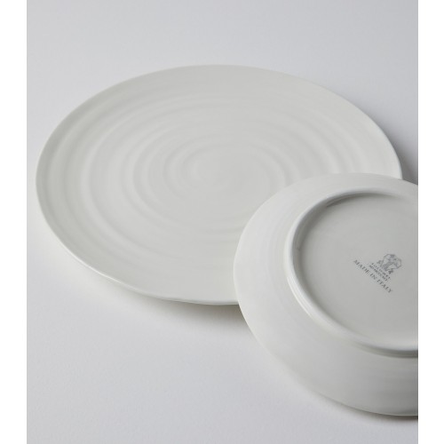 브루넬로 쿠치넬리 세라믹 Tradition 접시 (Set of 2) Brunello Cucinelli Ceramic Tradition Plates (Set of 2) 00853