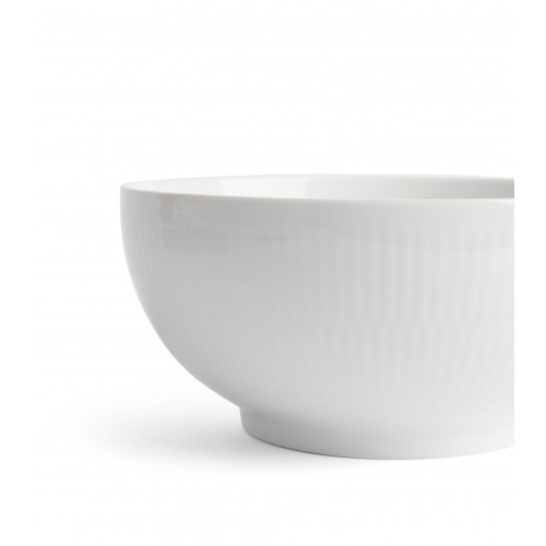 로얄 코펜하겐 화이트 Fluted 볼 (18cm) Royal Copenhagen White Fluted Bowl (18cm) 00509