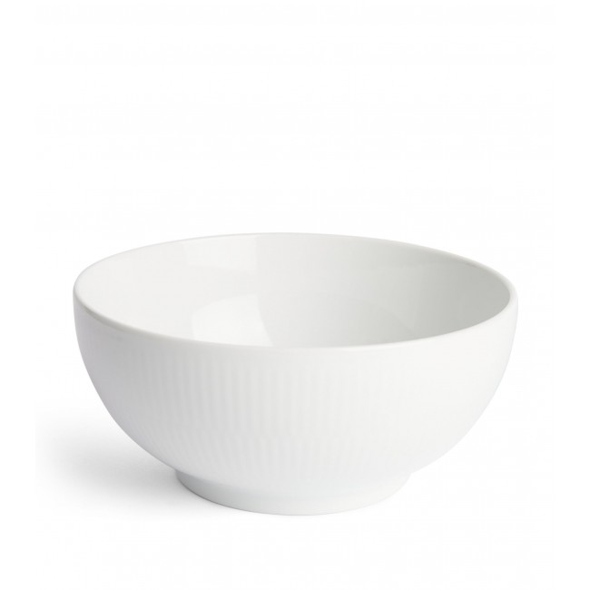 로얄 코펜하겐 화이트 Fluted 볼 (18cm) Royal Copenhagen White Fluted Bowl (18cm) 00509